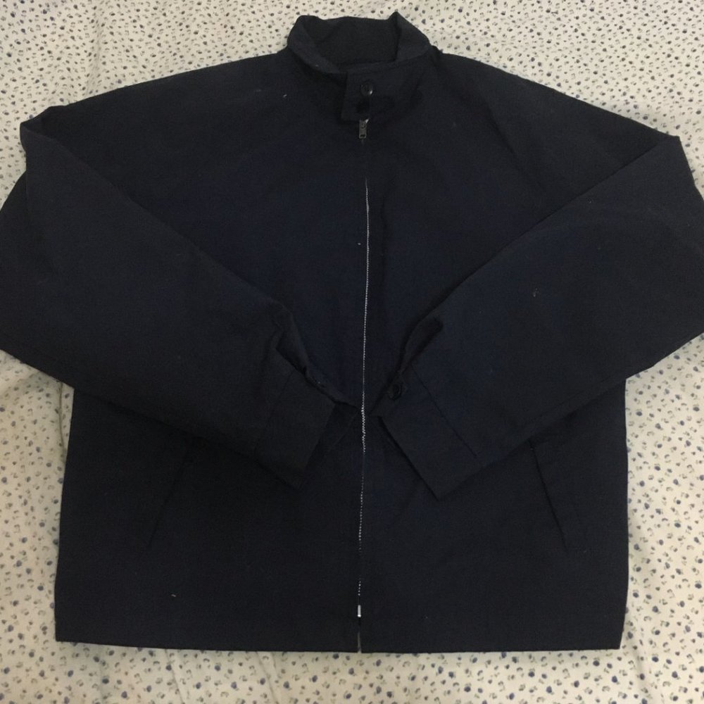Vintage blue bomber jacket with lining